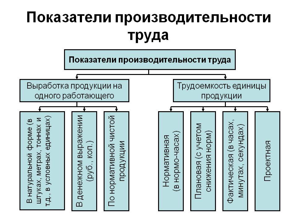 Производительность труда и связанные с ней понятия Производительность труда и связанные с ней понятия