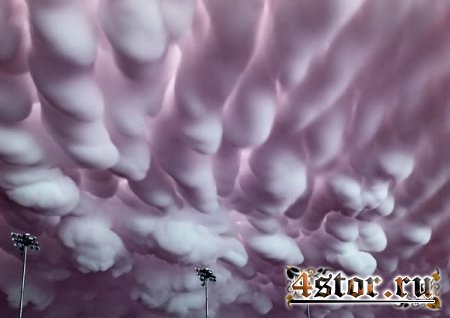 Mammatus clouds