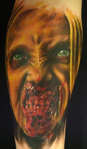 Зомби татуировки
